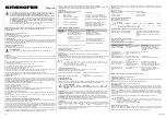 Preview for 24 page of KINSHOFER KM920-11 Operating Instructions Manual