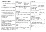 Preview for 26 page of KINSHOFER KM920-11 Operating Instructions Manual