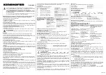 Preview for 42 page of KINSHOFER KM920-11 Operating Instructions Manual