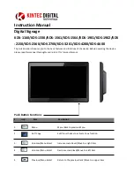 Preview for 1 page of Kintec Digital Technology KDS?1160 Instruction Manual