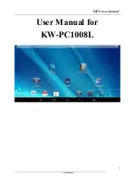 Preview for 1 page of Kintech KW-PC1008L User Manual