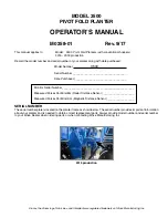 Kinze 3500 Operator'S Manual предпросмотр