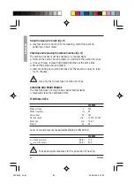 Предварительный просмотр 50 страницы KINZO 25C5030 Instruction Manual