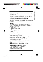 Предварительный просмотр 119 страницы KINZO 25C5030 Instruction Manual