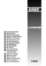 KINZO 31L809 Instruction Manual preview