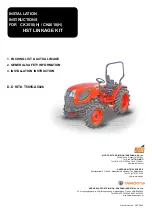 Kioti CK3510 Installation Instructions Manual preview