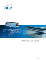 KIP KIP 2300 User Manual preview