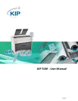 KIP KIP 7100 User Manual preview