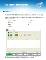 Preview for 6 page of KIP KIP C7800 Operator'S Manual