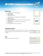 Preview for 21 page of KIP KIP C7800 Operator'S Manual