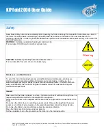 Preview for 3 page of KIP KIPFold 2000 User Manual