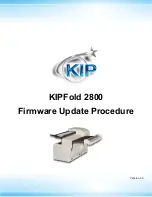 KIP KIPFold 2800 Firmware Update Procedure preview