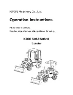 Kipor KDD03 Operation Instructions Manual preview