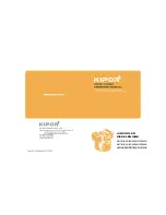 Предварительный просмотр 1 страницы Kipor KM170F Operation Manual