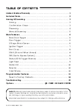 Preview for 3 page of Kiramek VISION 2460 Series Owner'S Manual