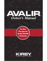 Kirby Avalir Owner'S Manual preview