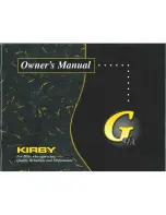 Предварительный просмотр 1 страницы Kirby G Six Owner'S Manual