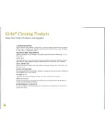 Preview for 54 page of Kirby G Six Owner'S Manual