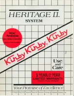 Kirby Heritage II system Manual предпросмотр