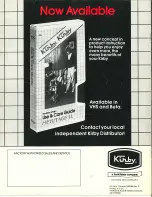 Предварительный просмотр 38 страницы Kirby Heritage II system Manual