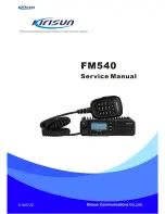 Kirisun FM540 Service Manual preview