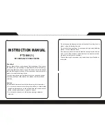 Предварительный просмотр 2 страницы Kirisun PT 3800(1) Instruction Manual