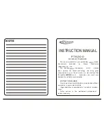 Предварительный просмотр 2 страницы Kirisun PT6200 Instruction Manual