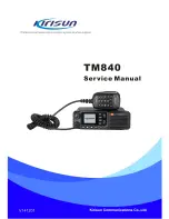 Kirisun TM840 Service Manual preview