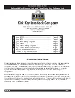 Предварительный просмотр 1 страницы Kirk SKPM Instruction Manual