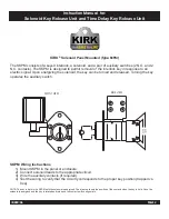 Предварительный просмотр 2 страницы Kirk SKPM Instruction Manual