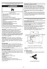 Предварительный просмотр 19 страницы Kirkland Signature 2127649 Installation Instructions And Use & Care Manual