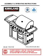 Предварительный просмотр 1 страницы Kirkland Signature 720-0193 Assembly & Operating Instructions