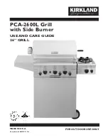 Предварительный просмотр 1 страницы Kirkland Signature PCA-2600L Use And Care Manual