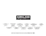 Предварительный просмотр 11 страницы Kirkland Signature TBRL0210A-X Manual