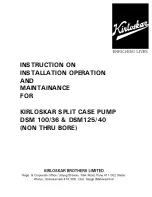 Preview for 28 page of KIRLOSKAR 65-DSM 315M Instruction On Installation, Operation And Maintenance