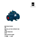 Предварительный просмотр 1 страницы KIRLOSKAR i-HT Instruction On Installation, Operation And Maintenance