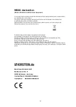 Предварительный просмотр 10 страницы Kirstein 00069700 User Manual