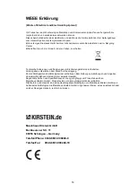 Preview for 16 page of Kirstein Funkey RP-61M User Manual