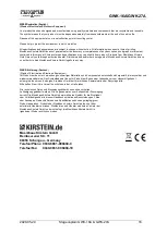 Предварительный просмотр 16 страницы Kirstein Stagecaptain 00063313 User Manual