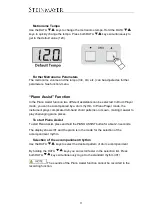 Предварительный просмотр 18 страницы Kirstein Steinmayer DP 321 Owner'S Manual