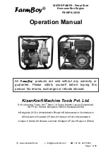 KISANKRAFT FarmBoy FB-WPK-20 Operation Manual preview