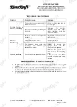 Предварительный просмотр 11 страницы KISANKRAFT KK-120A3 Operation Manual