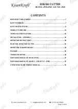 Preview for 4 page of KISANKRAFT KK-BC2-JP30 Operation Manual