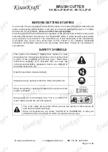 Preview for 7 page of KISANKRAFT KK-BC2-JP30 Operation Manual