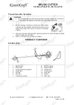 Preview for 13 page of KISANKRAFT KK-BC2-JP30 Operation Manual