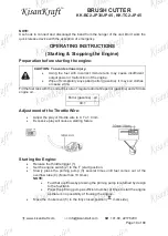 Preview for 18 page of KISANKRAFT KK-BC2-JP30 Operation Manual