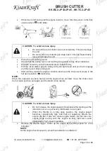 Preview for 19 page of KISANKRAFT KK-BC2-JP30 Operation Manual