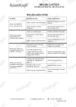 Preview for 26 page of KISANKRAFT KK-BC2-JP30 Operation Manual