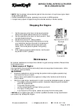 Предварительный просмотр 21 страницы KISANKRAFT KK-IC-250D User Manual