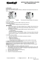 Предварительный просмотр 24 страницы KISANKRAFT KK-IC-250D User Manual